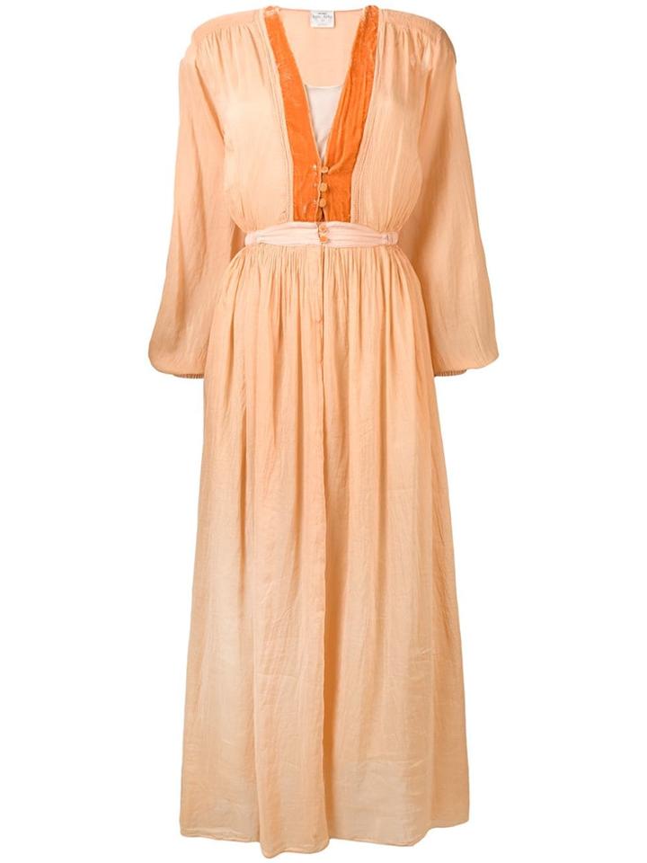 Forte Forte Long-sleeve Flared Dress - Yellow