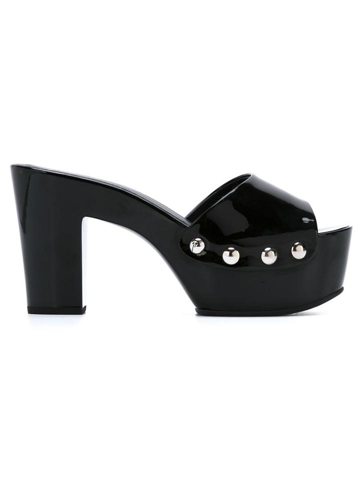 Giuseppe Zanotti Design 'betty' Chunky Heel Mules