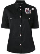 Love Moschino College Doll Patch Shirt - Black