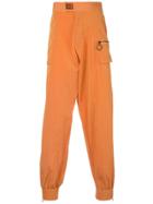Off-white Patch Pockets Track Trousers - Orange