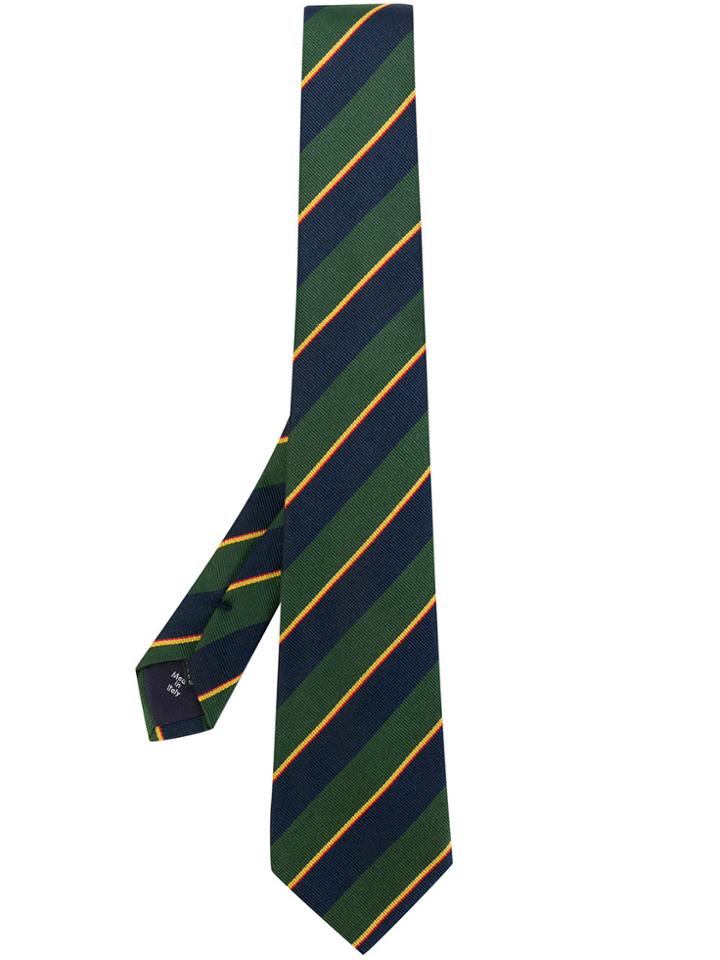 Fefè Striped Tie - Green
