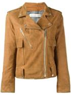 Golden Goose Deluxe Brand Classic Biker Jacket, Women's, Size: Xs, Brown, Leather/viscose/cupro