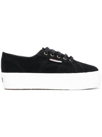 Superga Linea Up Down Sneakers - Black