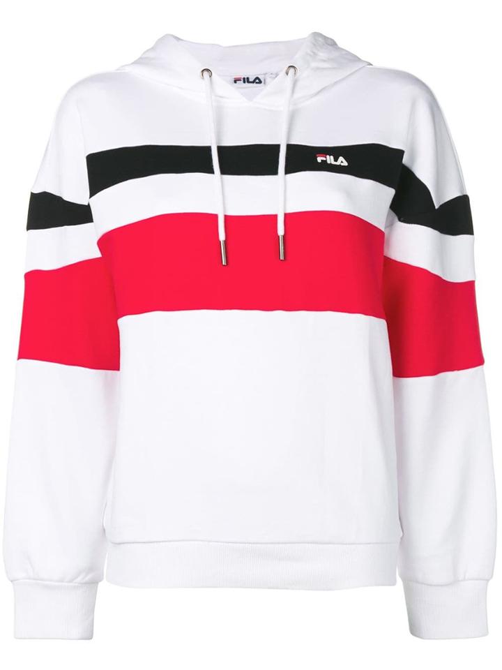 Fila Hooded Sweatshirt - White