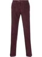 Al Duca D'aosta 1902 Straight Leg Corduroy Trousers - Red