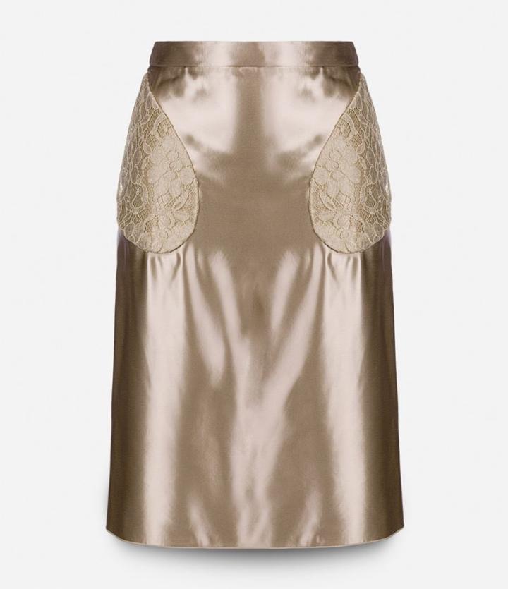 Christopher Kane Midi Skirt With Lace Pockets