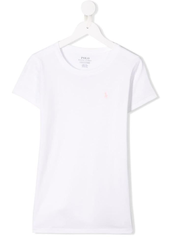 Ralph Lauren Kids Longline T-shirt - White