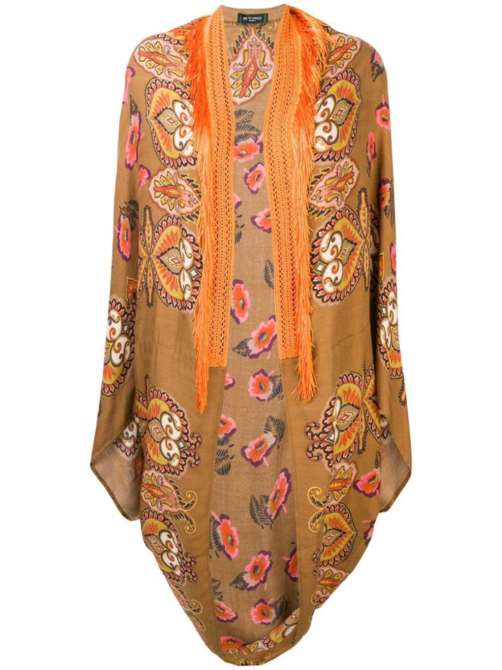 Etro Printed Kimono - Neutrals