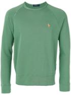 Polo Ralph Lauren - Embroidered Logo Sweatshirt - Men - Cotton - S, Green, Cotton