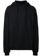 Juun.j Hooded Sweatshirt, Men's, Size: 48, Black, Cotton