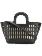 Hereu Square Design Satchel Bag - Black
