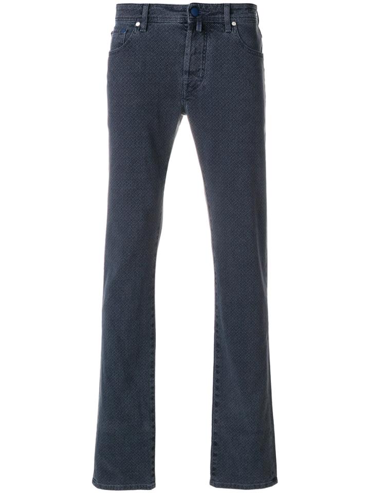 Jacob Cohen Printed Skinny Jeans - Blue
