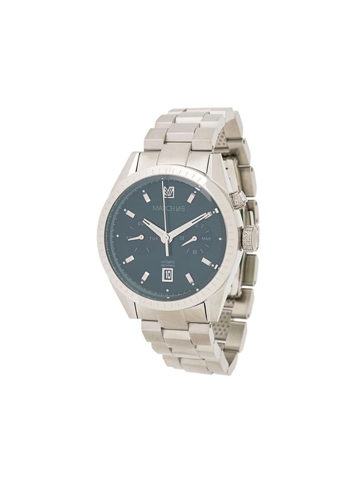 March La.b Agenda Supra Automatic Grall 41mm - Silver