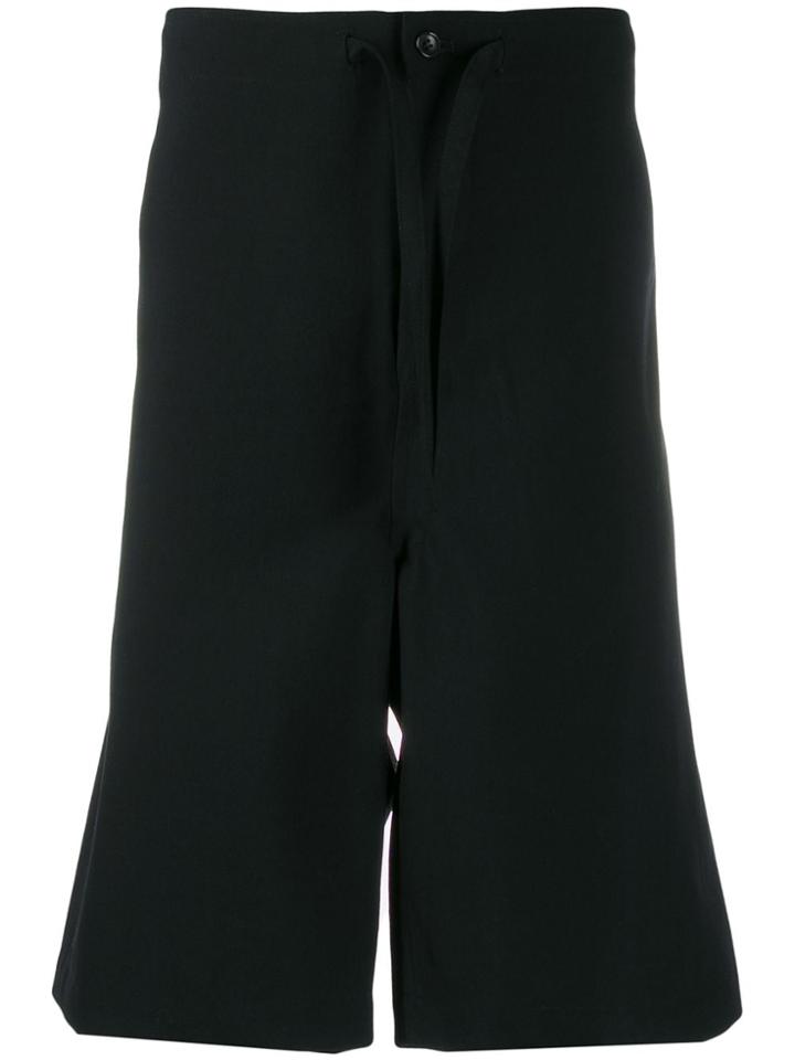 Comme Des Garçons Homme Plus Drawstring Fastened Shorts - Black