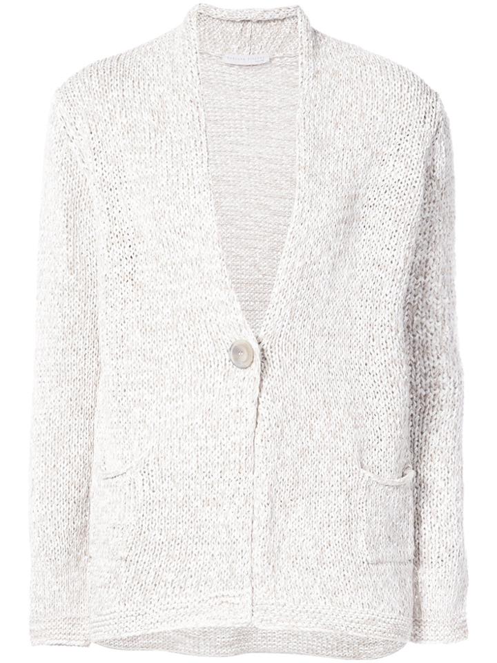 Fabiana Filippi Chunky Knit Cardigan - Nude & Neutrals