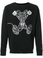 Marcelo Burlon County Of Milan Mickey Mouse Sweatshirt - Black