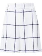 Chloé Windowpane Check Shorts