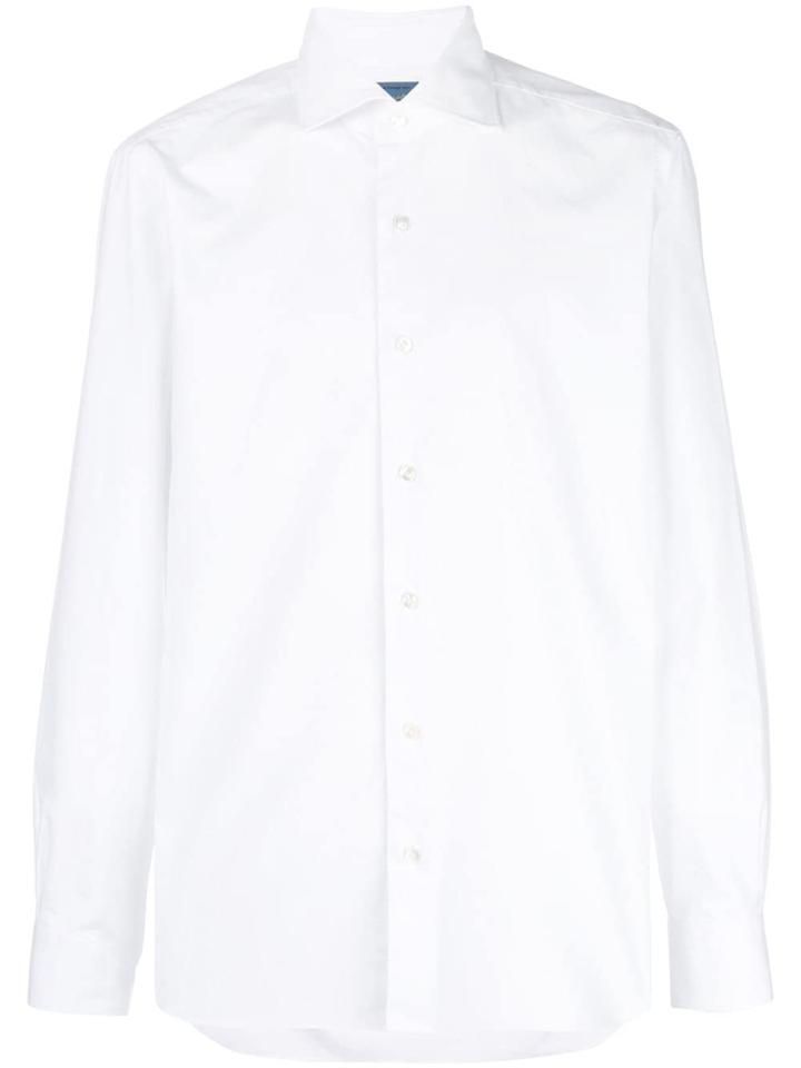 Barba Classic Collared Shirt - White