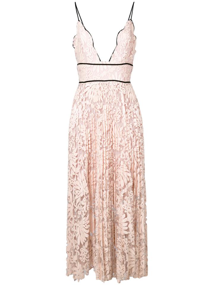 Maria Lucia Hohan Sequin Embroidered Datya Dress - Nude & Neutrals