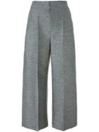 Lanvin Cropped Wide Leg Trousers - Grey