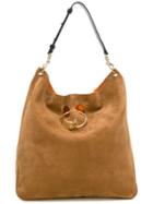 J.w.anderson Hobo Tote, Women's, Nude/neutrals, Suede/metal