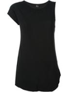 Lost & Found Ria Dunn Asymmetric Sleeve T-shirt, Women's, Size: Small, Black, Cotton