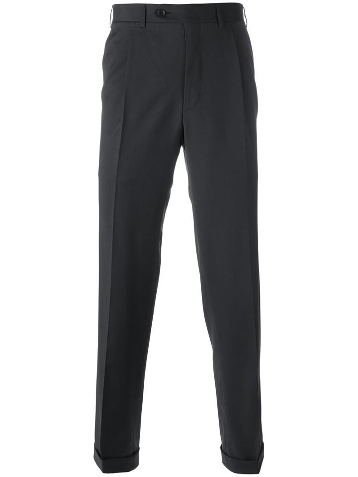 Canali Tailored Trousers, Men's, Size: 50, Wool