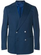 Corneliani Double-breasted Jacket - Blue