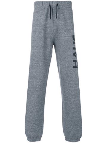 Haus By Ggdb Printed Track Pants - Grey