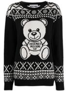 Moschino Teddy Bear Norwegian Sweatshirt - Black
