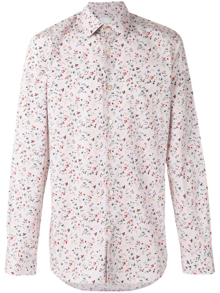 Paul Smith Floral Print Shirt - Pink & Purple