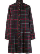 Jejia Tartan Shirt Jacket - Blue