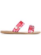 Ancient Greek Sandals Sequin Embellished Sandals - Nude & Neutrals