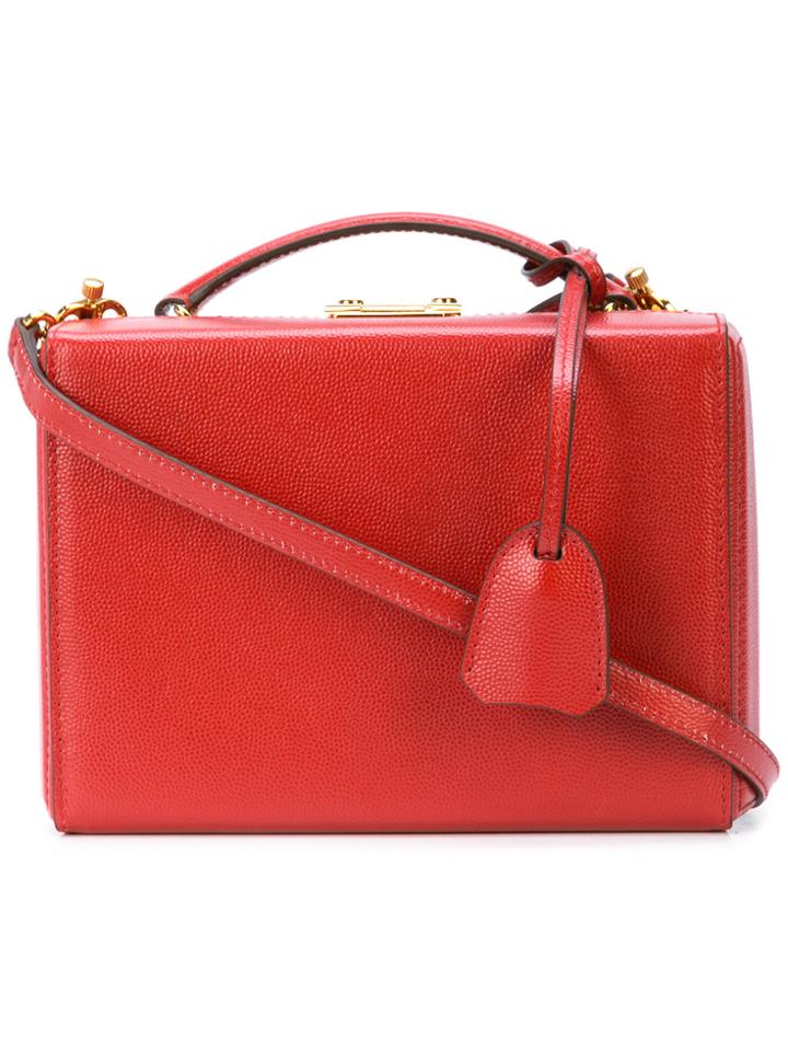 Mark Cross Grace Small Box Bag - Red