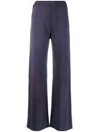 Avant Toi High-waisted Stretch Trousers - Blue