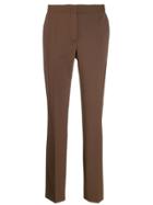 Alberta Ferretti High Waisted Trousers - Brown