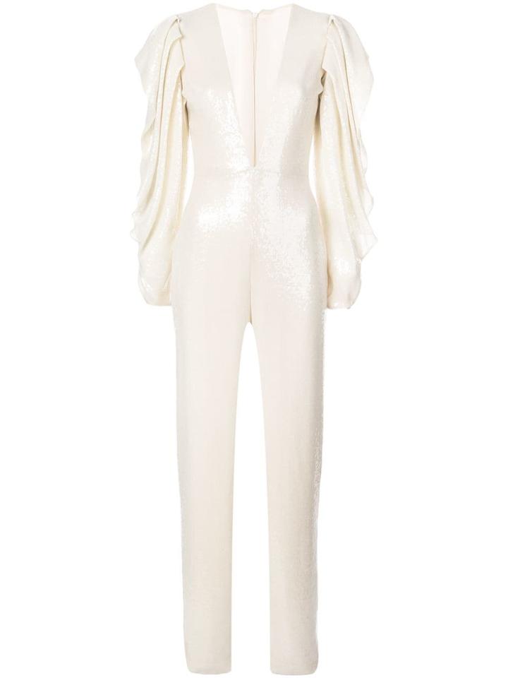 Rubin Singer Deep V-neck Jumpsuit - Neutrals