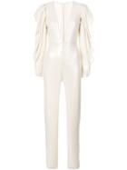 Rubin Singer Deep V-neck Jumpsuit - Neutrals