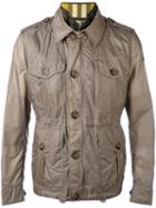 Burberry - Multi-pockets Layered Jacket - Men - Cotton/polyamide/polyester - 46, Green, Cotton/polyamide/polyester