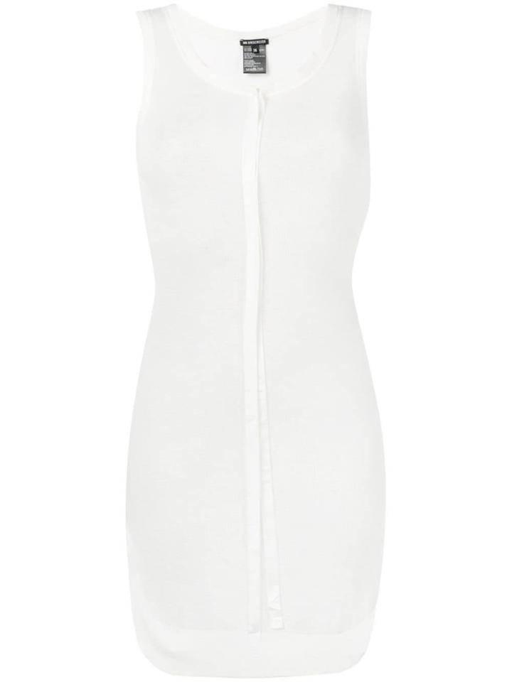 Ann Demeulemeester Long Tank-top - White