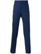 Salvatore Ferragamo - Tailored Trousers - Men - Mohair/wool - 46, Blue, Mohair/wool