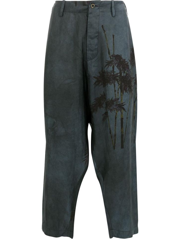 Uma Wang Kamal Drop-crotch Trousers - Blue