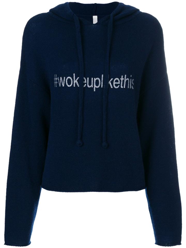 Philo-sofie Woke Up Like This Hoodie - Blue