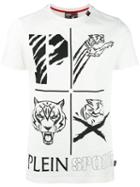 Plein Sport Ogawa T-shirt, Men's, Size: Xl, White, Cotton