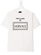 Young Versace Monochrome Print T-shirt - White