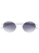 Blyszak - Round Frame Sunglasses - Unisex - Metal (other) - One Size, Nude/neutrals, Metal (other)