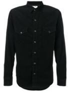 Saint Laurent - Baby Cord Western Shirt - Men - Cotton - L, Black, Cotton