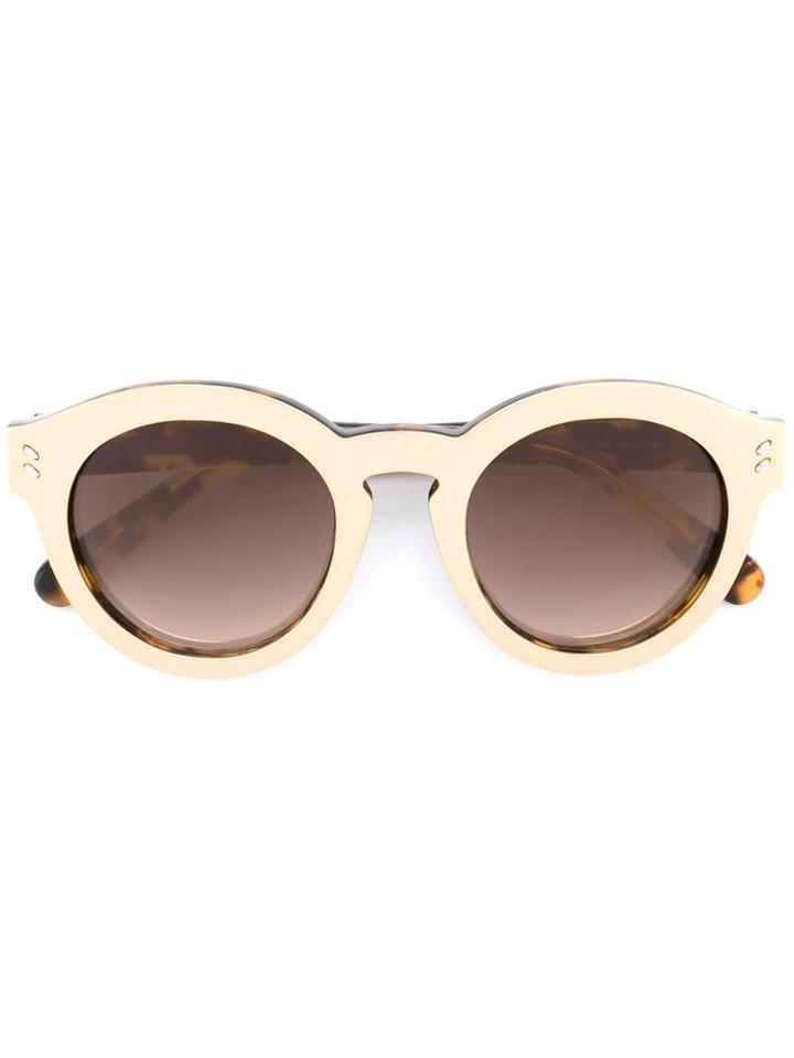 Stella Mccartney Eyewear Tortoiseshell Effect Round Sunglasses -