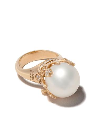 Pasquale Bruni 18kt Rose Gold Sissi Pearl Diamond Ring