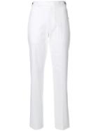 Helmut Lang Straight Leg Trousers - White